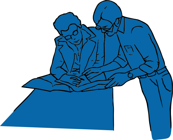 Business Men At Desk Svg Clip Arts 600 X 484 Px (600x484), Png Download