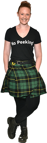 Krystina's Story - Man In Kilt Png (400x500), Png Download