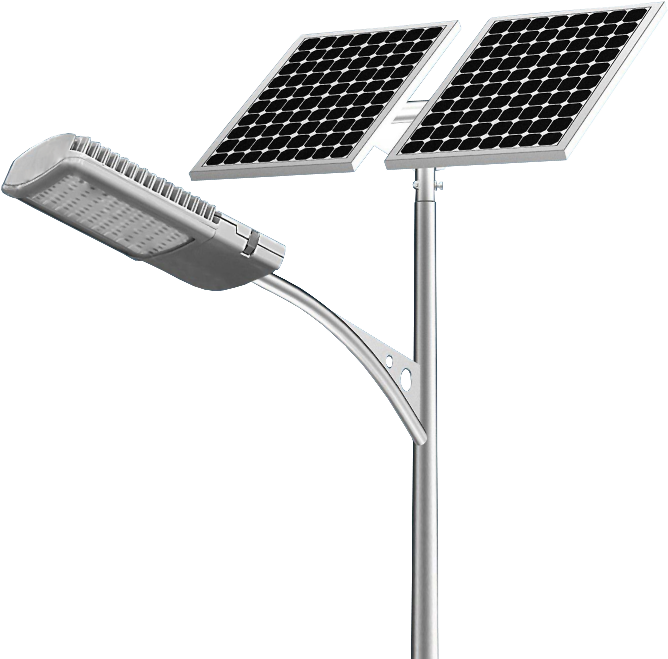 Solar Street Lighting Poles - Solar Cfl Street Light (1500x1500), Png Download