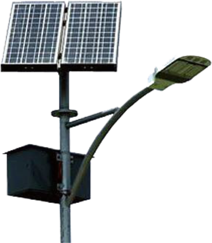 Solar Street-light - Solar Power Led Street Light (885x886), Png Download