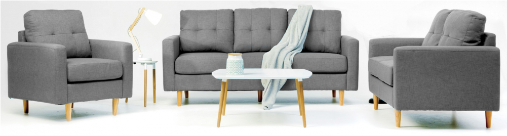 Single, Double, 3 Seater Lounge - Teal Lounge (1000x556), Png Download
