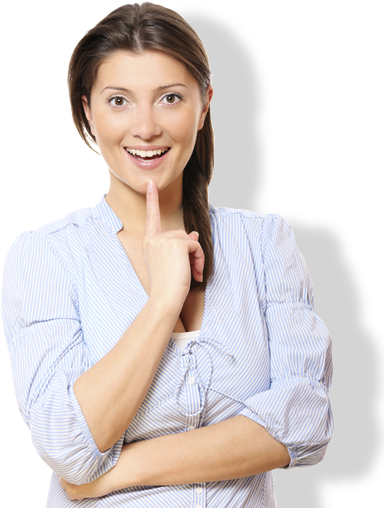 We're Proud To Be Able To Offer A Start-up Suite Of - Girl Asking Questions (383x542), Png Download