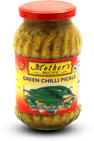 Green Chilli Pickle - Mother's Green Chilli Pickle (324x494), Png Download