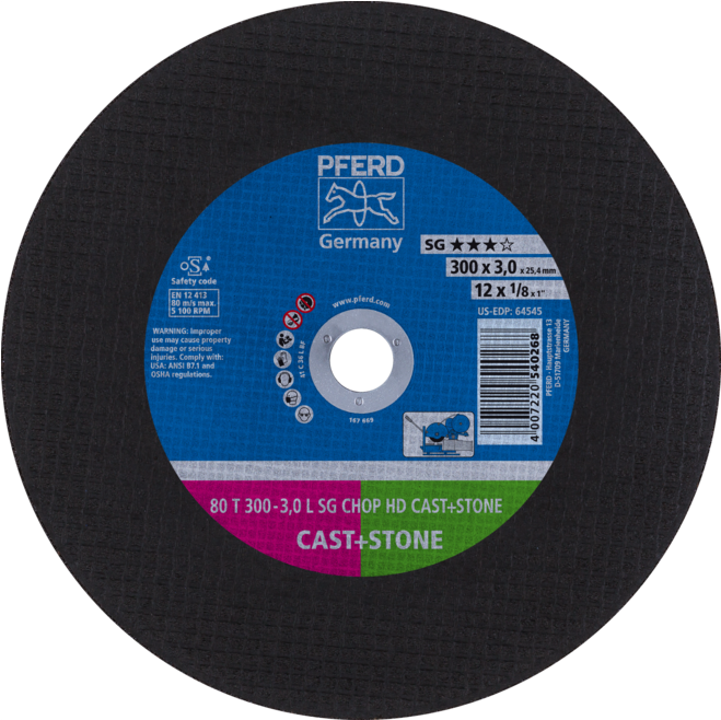 Cut-off Wheels For Stationary Applications - Pferd (1084x657), Png Download