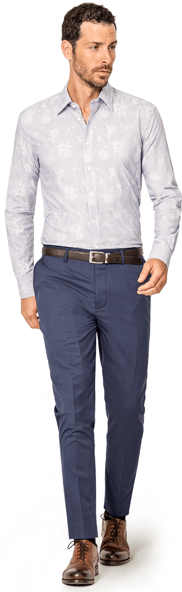 Custom Tailored Pants - Pantalon Homme Sur Mesure (371x1188), Png Download