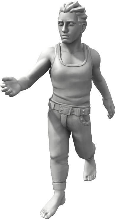 Doll With Clothes - Standing (1920x933), Png Download