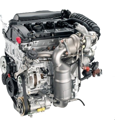 8 Litre, Petrol - Peugeot 1.6 Turbo Engine (386x404), Png Download