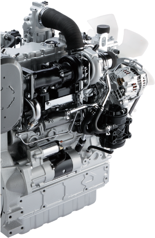 Kubota M135gx Engine (322x505), Png Download