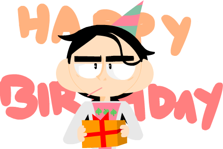 Birthday By Rainy Day Blues - Cartoon (454x304), Png Download
