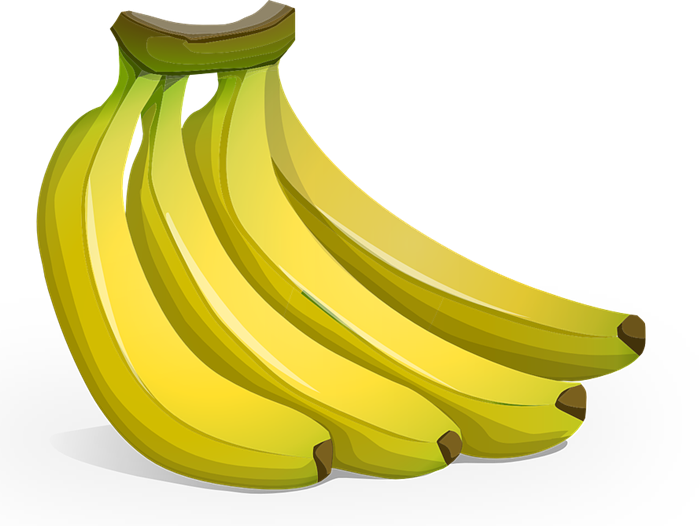 Banner Royalty Free Banana Bitmap Frames Illustrations - Banana Png Clip Art (700x526), Png Download