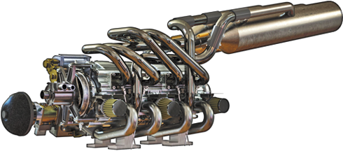 Martinjetpack Rotary Engine - Air Gun (541x320), Png Download