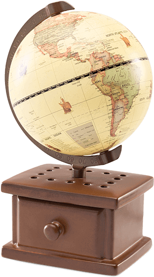 Around The World Globe Scentsy Warmer - Around The World Scentsy Warmer (600x600), Png Download