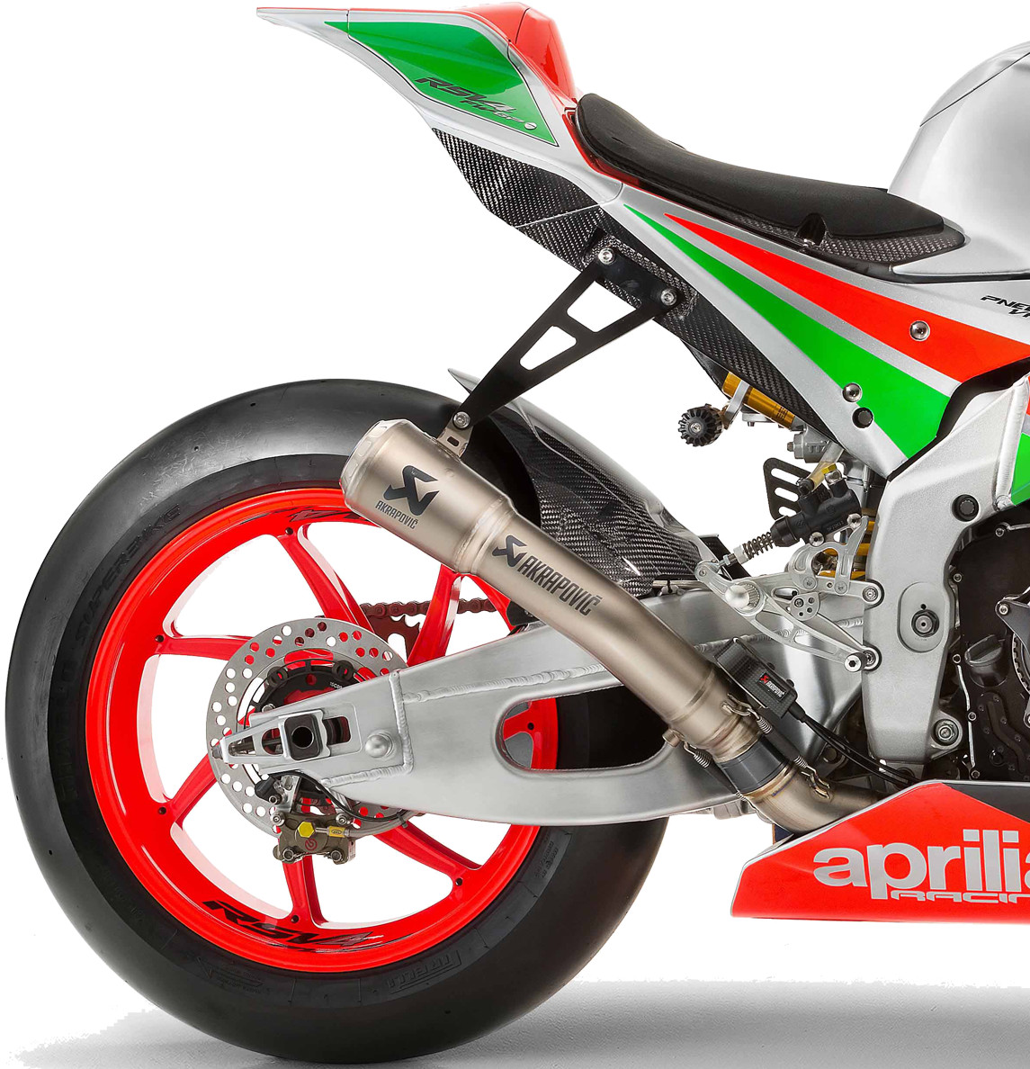 You Can Also Complete The Livery By Enhancing It With - Aprilia Rsv4 2017 Akrapovic (1500x1202), Png Download
