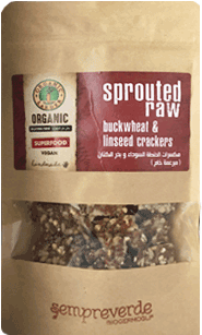 Organic Larder Raw Crackers Buckwheat & Linseeds - Quaker Instant Oatmeal (427x320), Png Download