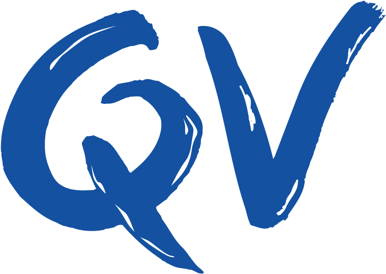 Qv - Qv Skincare Logo (858x584), Png Download