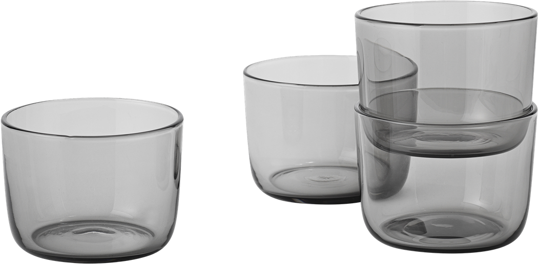 10055 Corky Drinking Glasses Low Grey 1502282776 - Muuto - Corky Glass - Low (2000x2000), Png Download