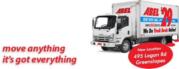Truck From Just $95 A Day - Abel Truck Hire & Rental (581x224), Png Download