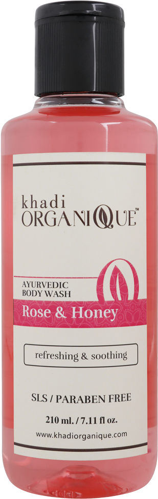 Rose & Honey Body Wash - Oil (720x1000), Png Download