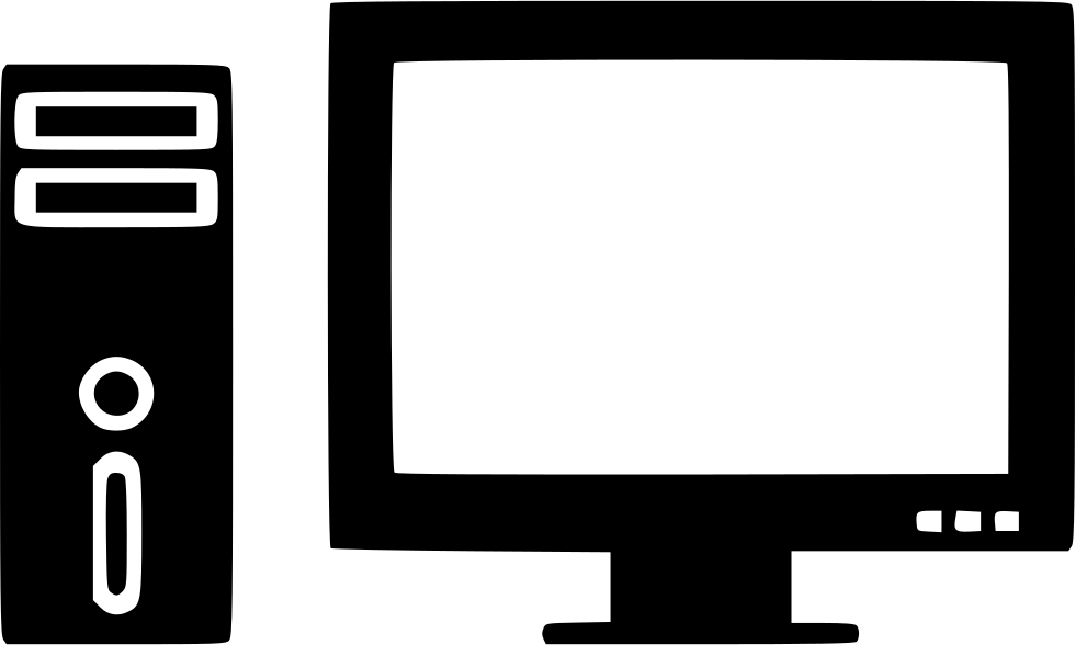 Desktop Computer - - Computer Monitor (981x588), Png Download