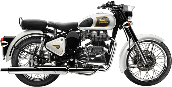 Bullet Bike Png Image Impremedianet - Royal Enfield Classic 350 Silver (500x385), Png Download