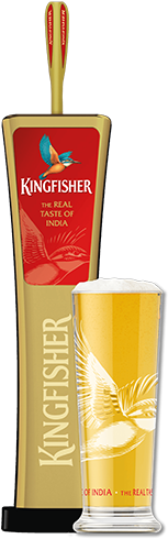 4 - 3% Abv - Kingfisher Beer Draught Png (500x500), Png Download