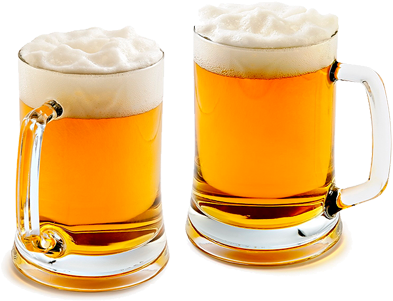 Beer - Circleware Tavern Glass Beer Mugs, Huge 22 Ounce, Set (400x300), Png Download