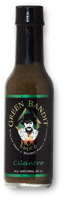 Green Bandit Cilantro Habañero Hot Sauce Bottle - Retailsource Cilantro Hot Sauce, 12 Count (211x657), Png Download