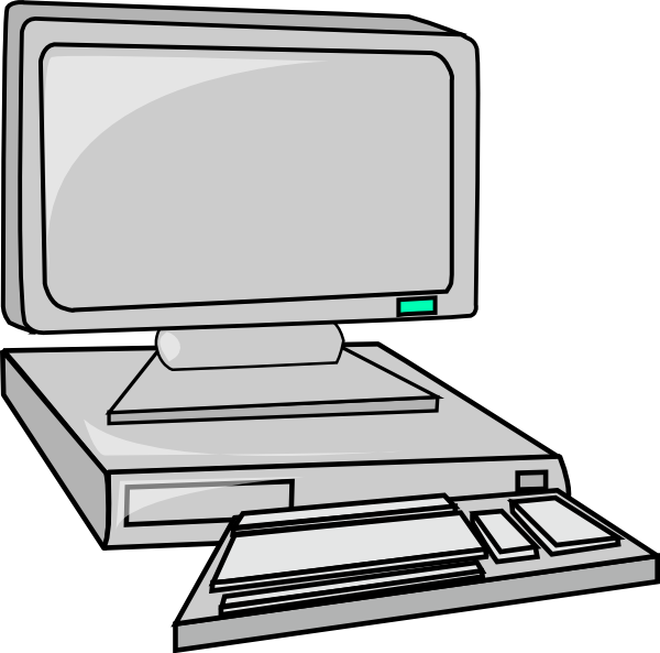 Computer Clip Art (600x593), Png Download