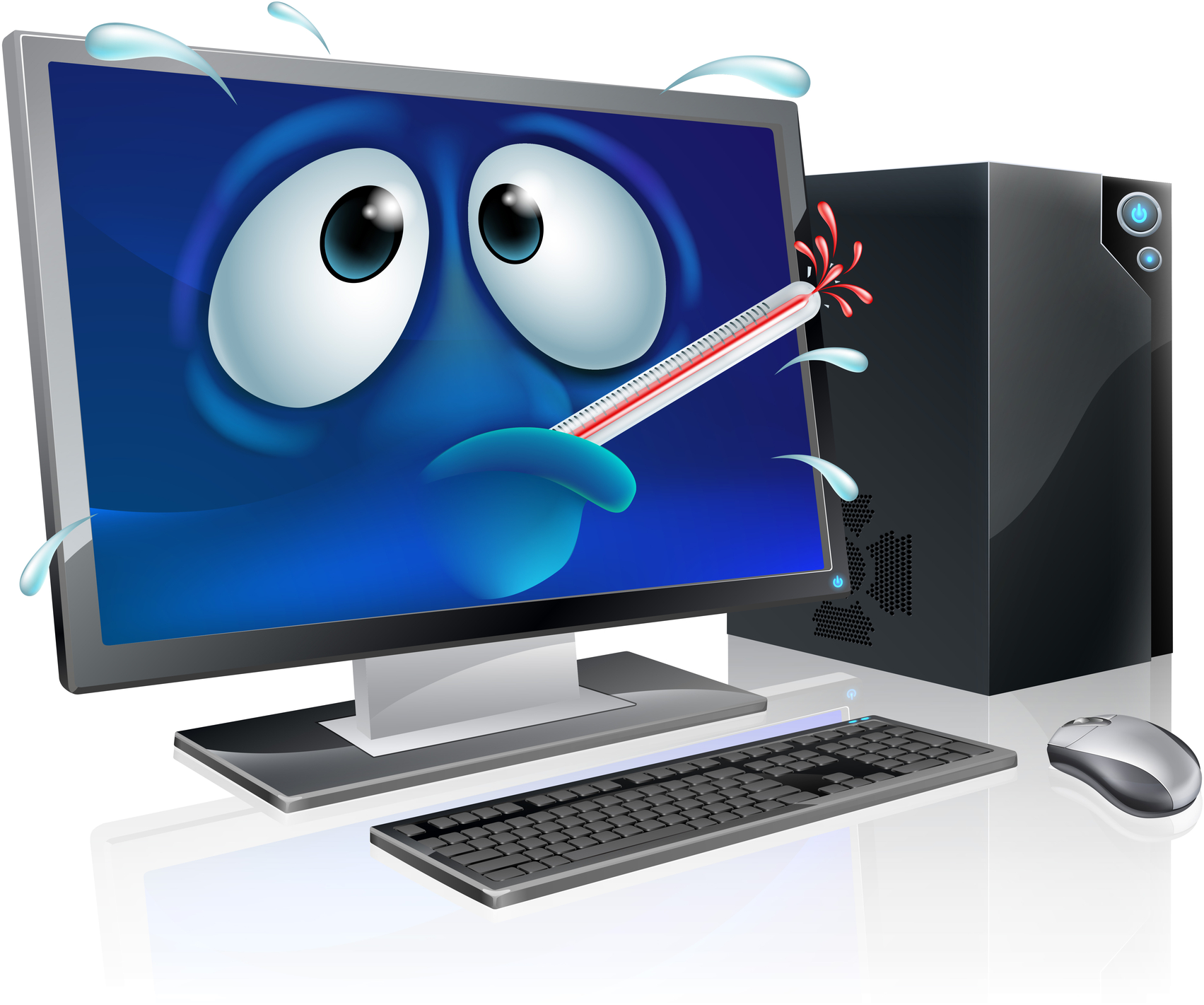 Download Cartoon Computers - Full Size PNG Image - PNGkit
