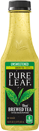 Unsweetened Green Iced Tea - Pure Leaf Unsweetened Tea (480x480), Png Download