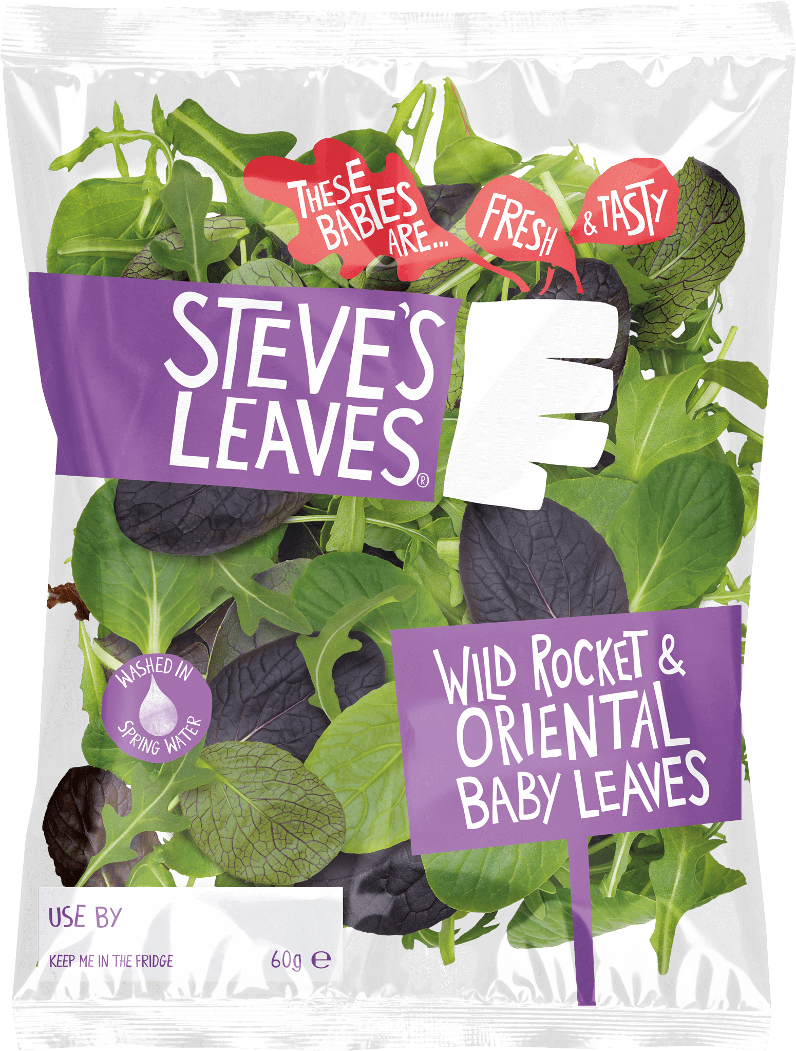 Wild Rocket And Oriental Baby Leaves - Steve's Leaves Pea Shoots & Baby Leaves (1550x2046), Png Download