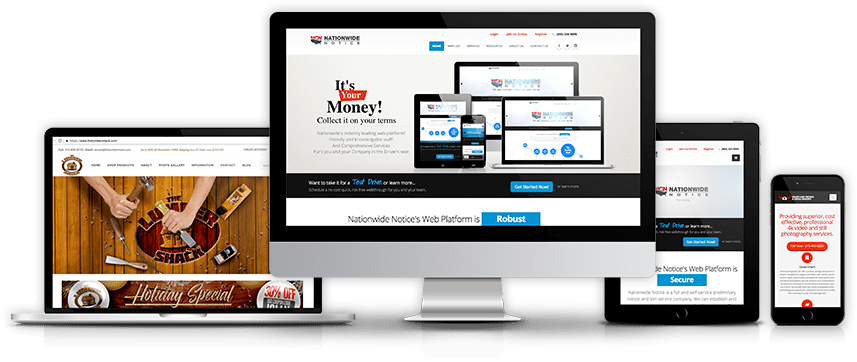 Take Advantage Of Our Web Design And Development Knowledge, - Web Design (857x362), Png Download