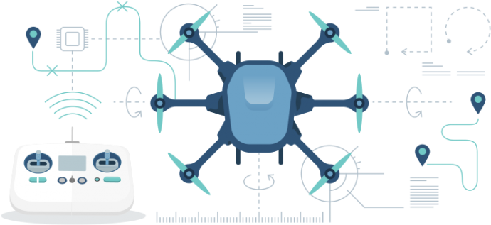 A Beginner's Guide To Multirotor Systems & Flight Proficiency - Do Drones Fly So High (1024x383), Png Download
