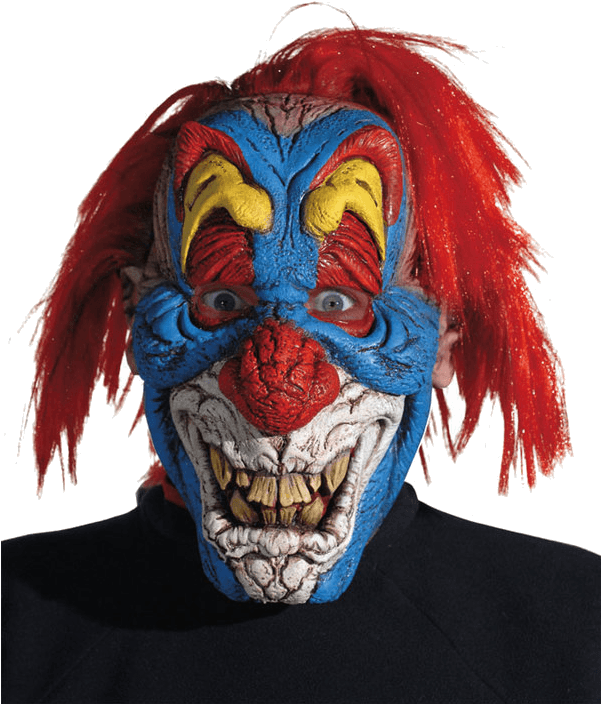 Adult Mens Chubbs The Clown Mask - Halloween Fancy (600x951), Png Download