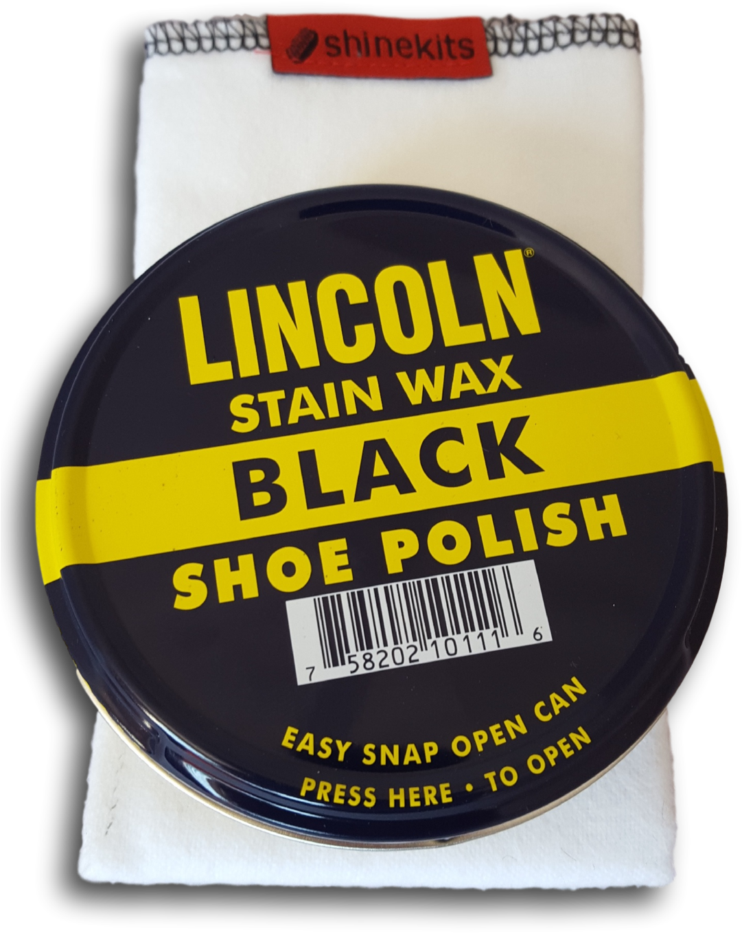 Lincoln Black Shoe Polish & Shoe Shine Cloth - Lincoln U.s.m.c Stain Wax Black Shoe Polish (1152x2048), Png Download