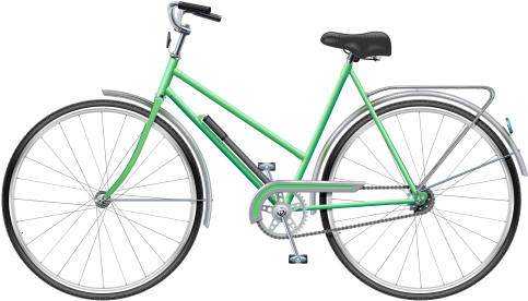 Clip Art, Art Transportation, Scrapbook Cards, Bicycle, - Bicycle Png (500x292), Png Download