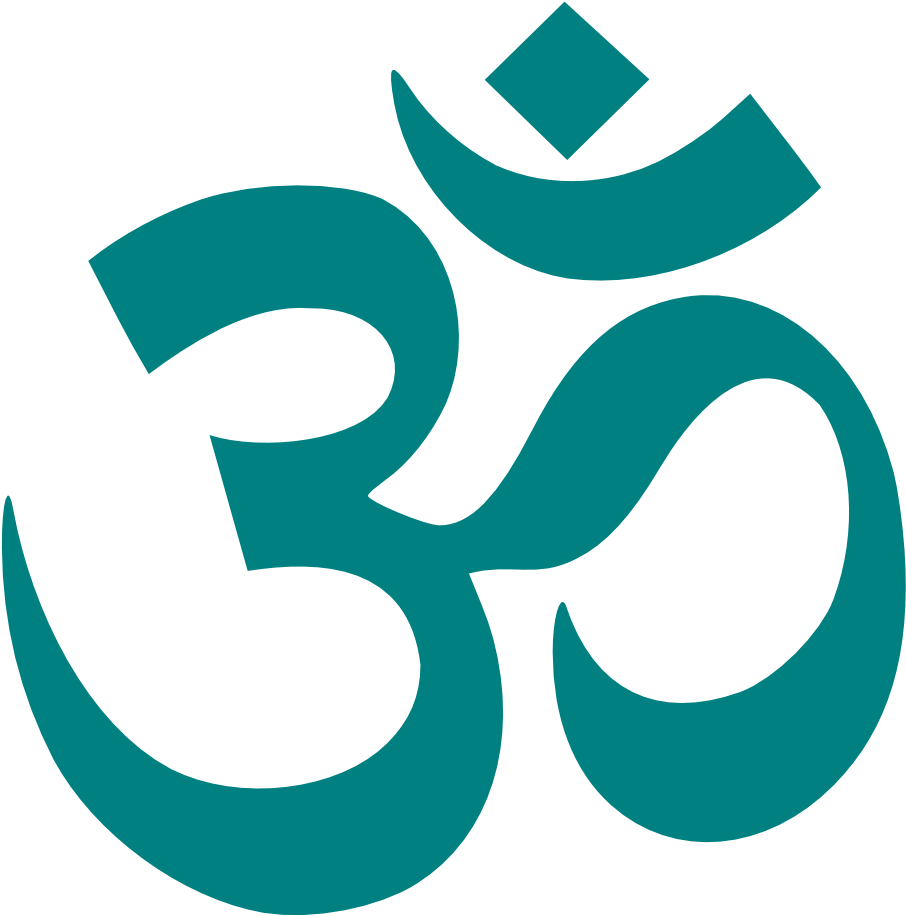 Om Teal-999px - Om Logo Png (999x999), Png Download