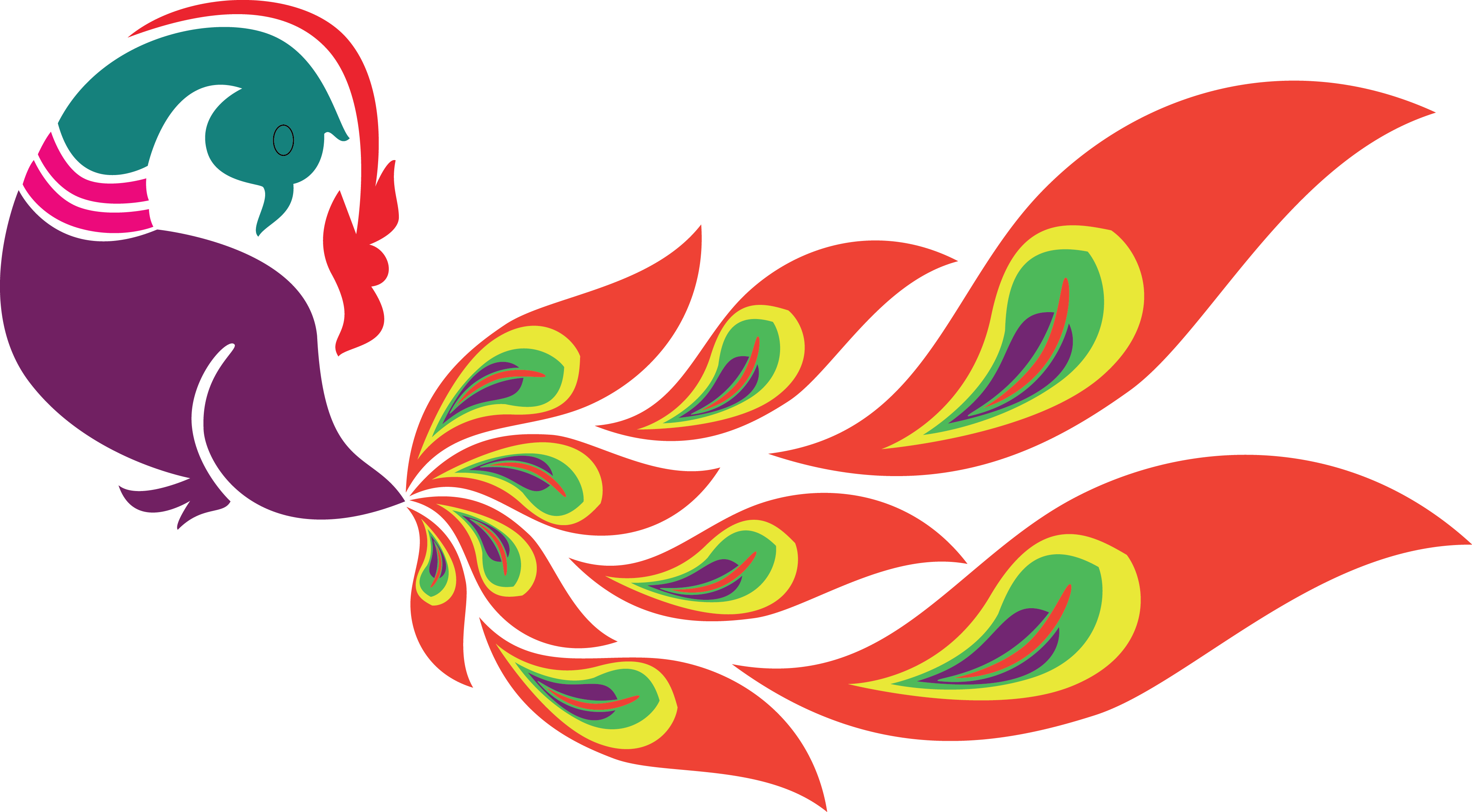 Peacock - - Design (3842x2120), Png Download