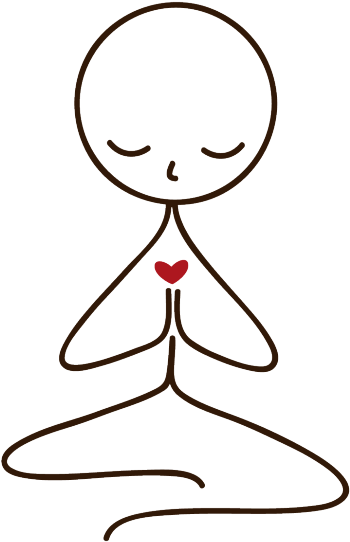 Draw - Namaste Desenho (500x615), Png Download