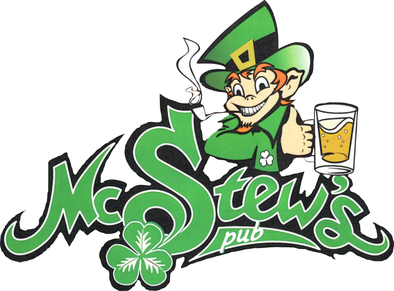 Mcstew's Irish Pub Logo - Pub (1306x966), Png Download