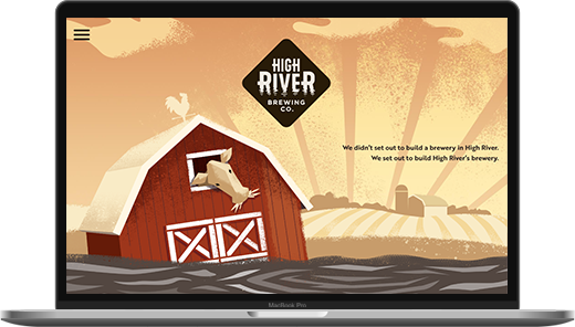 A Teensy Bit Of Work - High River (520x296), Png Download