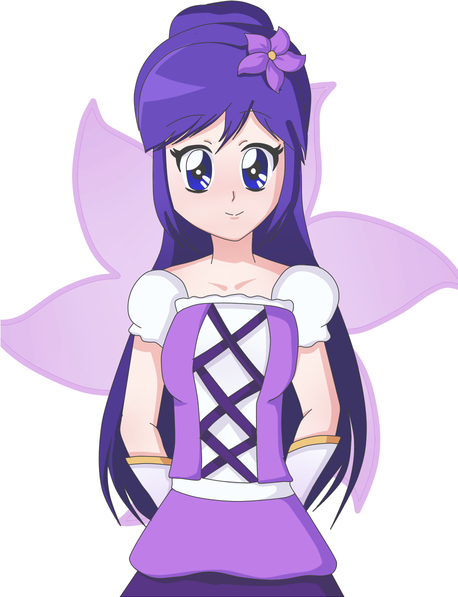 Blooming Lotus - Cartoon (915x1276), Png Download