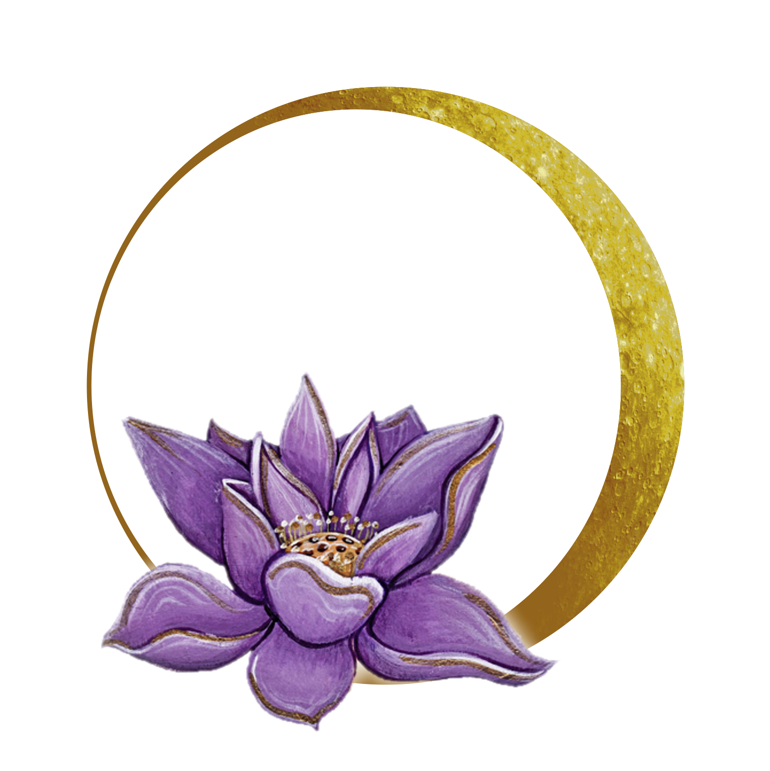 Drawn Lotus Transparent Lotus - Moon Lotus (1547x1547), Png Download