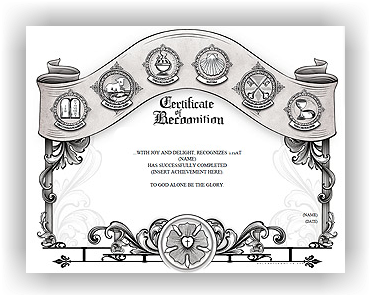Wolfson Congregational Certificate Of Recognition - Certificate Of Recognition Catechist (400x300), Png Download
