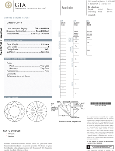 Gia-certificate - Gia Certified E, Vs1 3.00 Ct. Trilliant Halo Diamond (384x500), Png Download