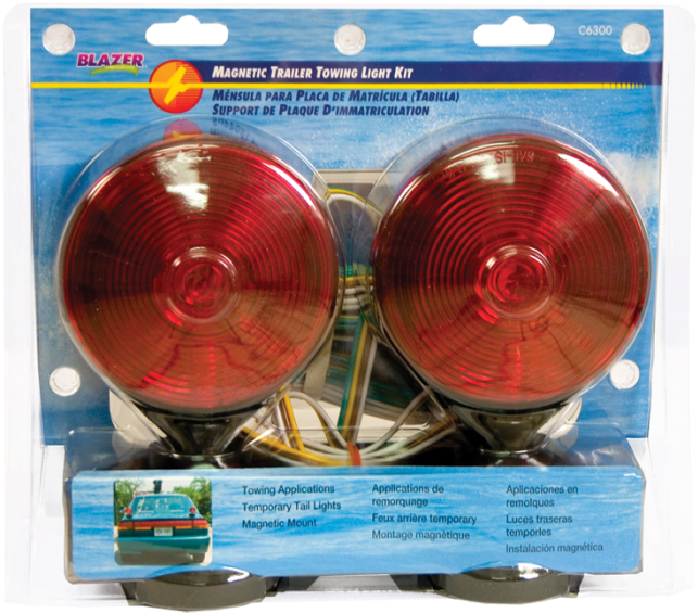 Blazer Magnetic Trailer Towing Light Kit - Trailer (700x700), Png Download