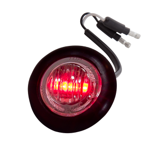 Mini Round Clear/red 2-wire Clearance Marker Light - Light (470x352), Png Download