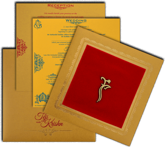 Hindu Wedding Cards - Illustration (700x700), Png Download