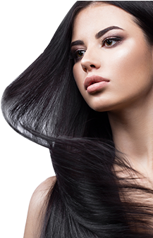 Womens Hair Mere Green - Long Hair Woman Png (384x337), Png Download