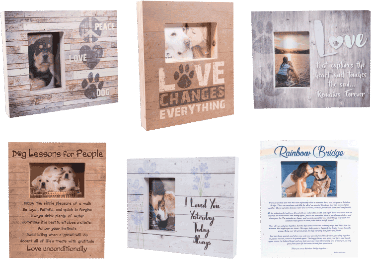 Pallet Box Frame - Peace, Love, Dog Wood Pallet Box Frames (800x600), Png Download